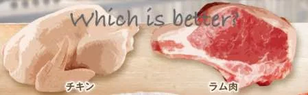 ドッグフード　チキン　ラム　比較