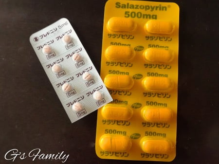 サラゾピリンとプレドニン