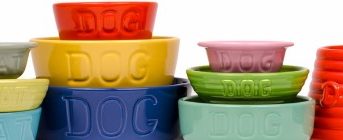 BAUER POTTERYバウアーポッタリーの犬用食器